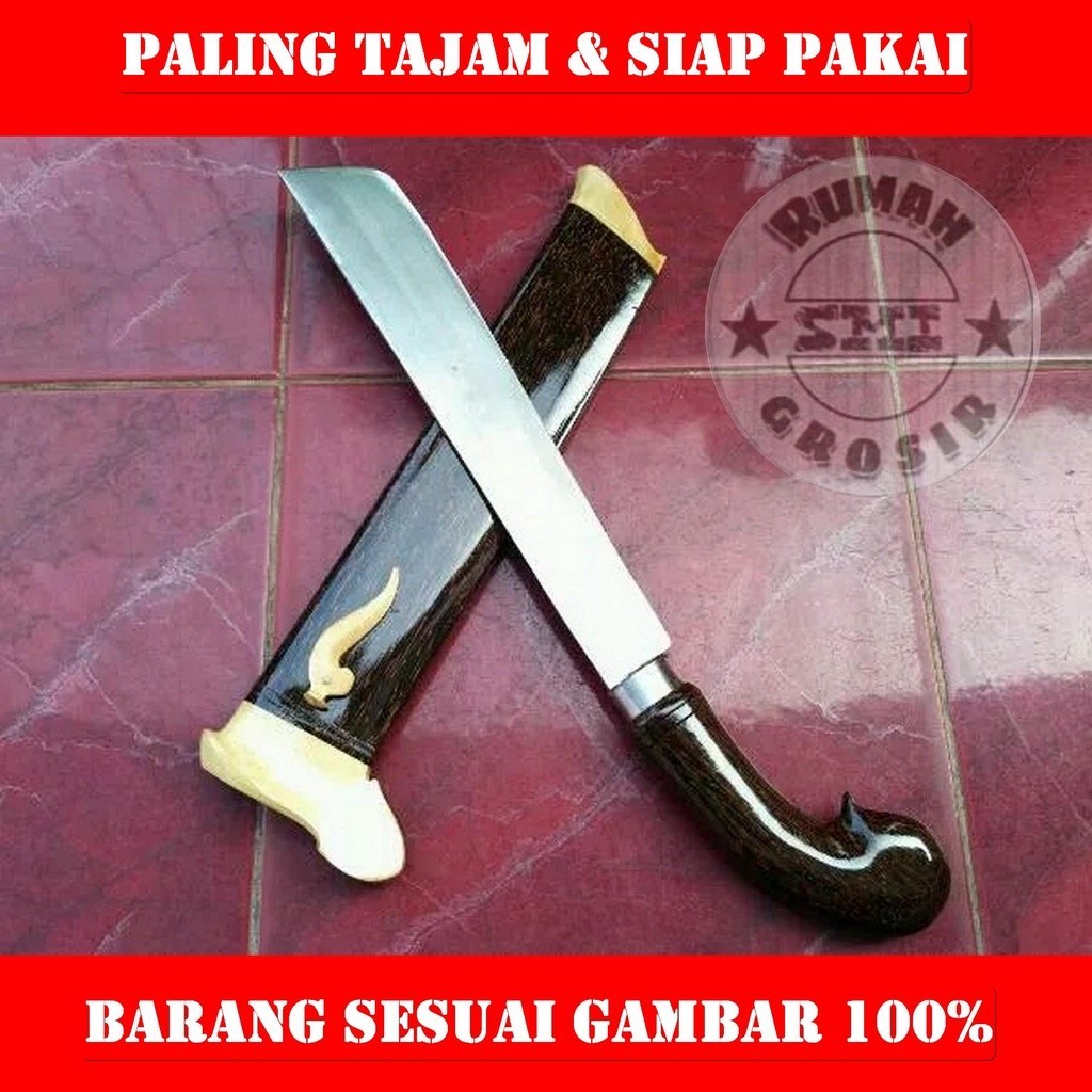( BISA COD ) GOLOK Baja Asli Super tajam Serbaguna Betawi Baja Per High Quality PREMIUM