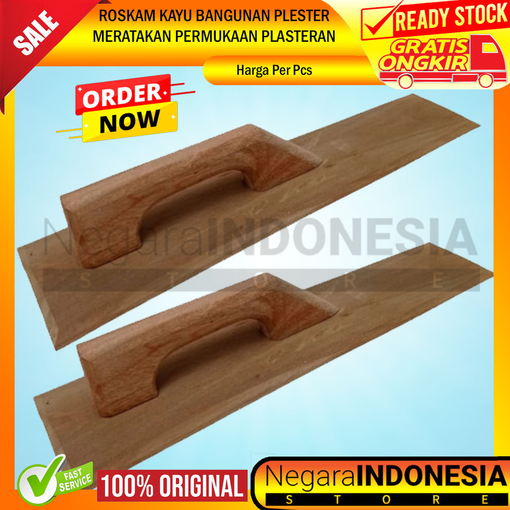 Roskam Kayu Anti bocor Atap Gedung Rumah Perekat Ubin Beton 38 cm Acian Bangunan Pelester plester Se