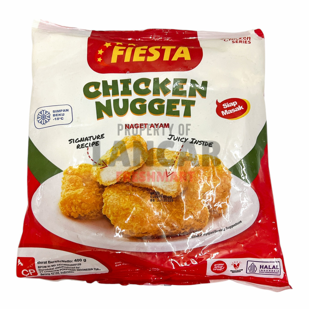 

FIESTA CHICKEN NUGGET 400GR / FIESTA NUGGET 400GR