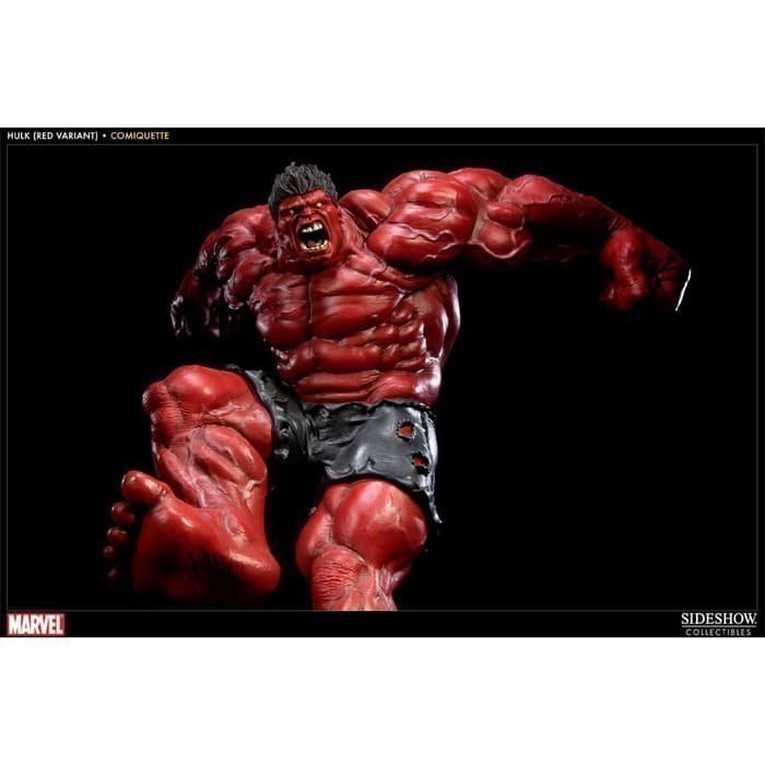 ORIGINAL Marvel Sideshow Statue Red Hulk Comiquette AVENGERS - NEW & SUPER RARE