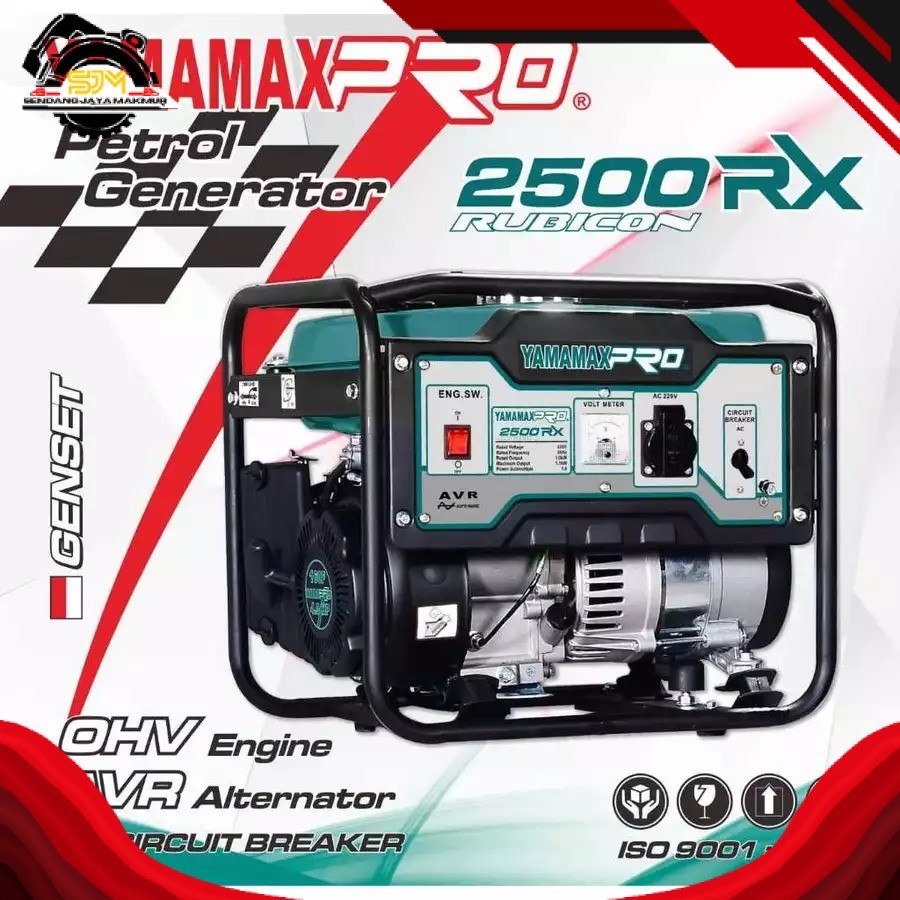 GENSET / GENERATOR RUBICON 1000 WATT 4 TAK 2500 RX AVR YAMAMAX-PRO