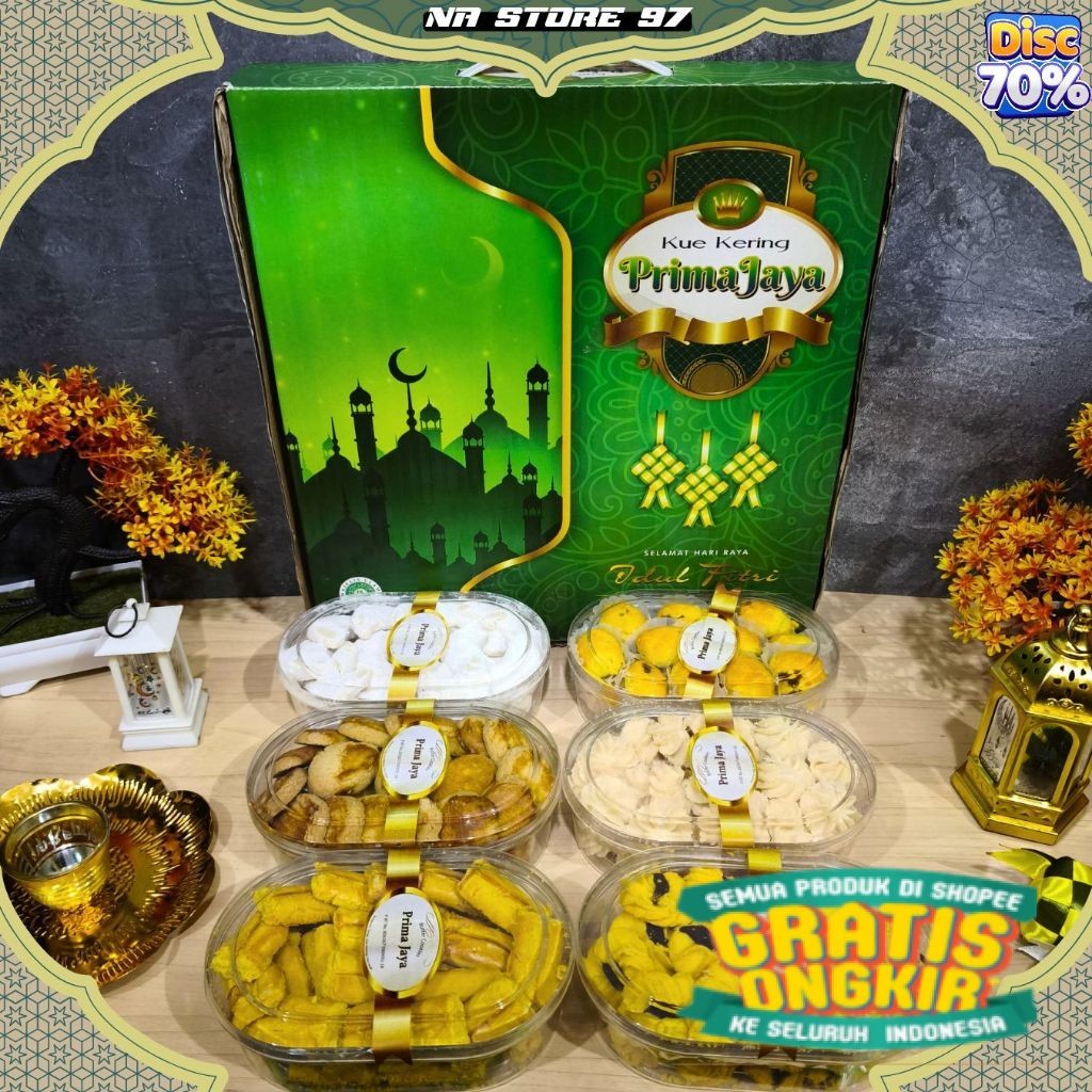 

Parsel Ramadan Lebaran Kue Kering / Hampers Parcel Lebaran Idul Fitri/ New kado