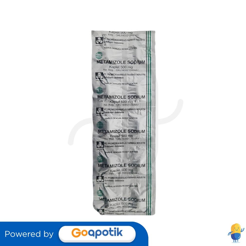 Metamizole Sodium Promed 500 Mg Strip 10 Kaplet