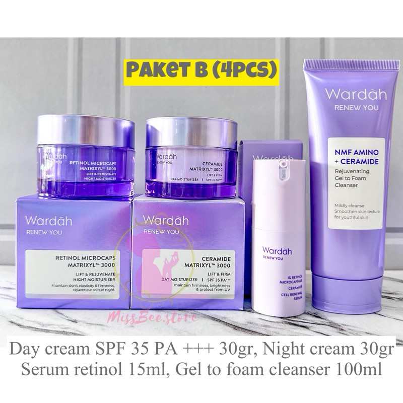Paket Wardah Renew You series|Paket Anti Aging Wardah