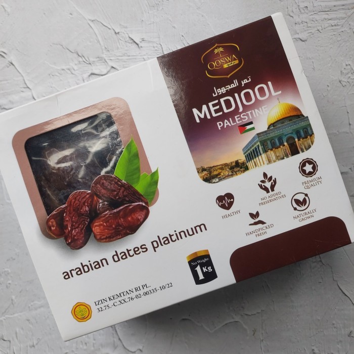 

Kurma Medjool Palestine / Medjoul Palestina Dates Qoswa 1 Kg