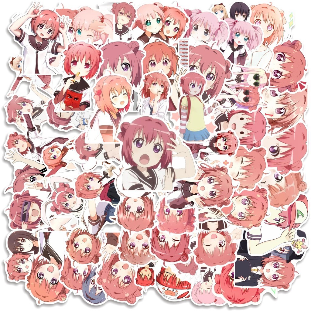 

COD 50 Pcs Stiker AKARI AKAZA Lucu Anti Air Untuk Dekorasi Notebook Sepeda Skateboard Handphone