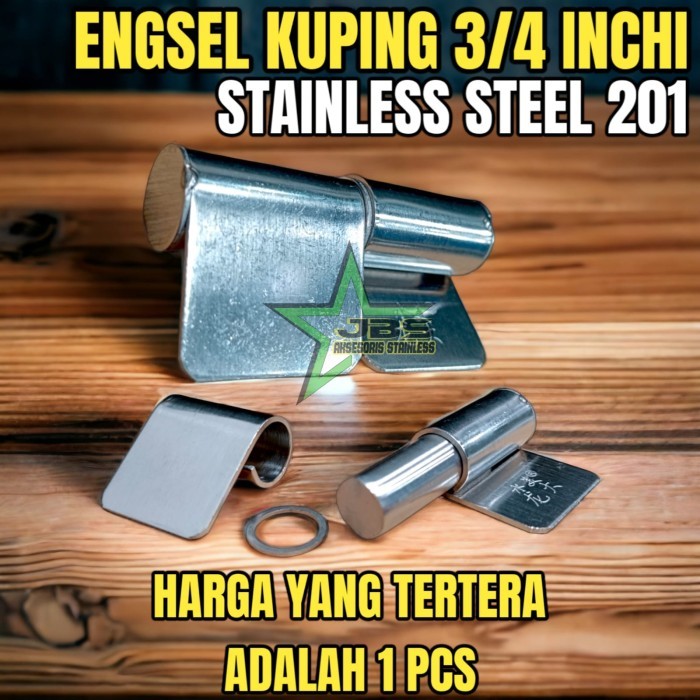 KC27 ENGSEL KUPING STAINLESS 3/4" INCH SUS 201