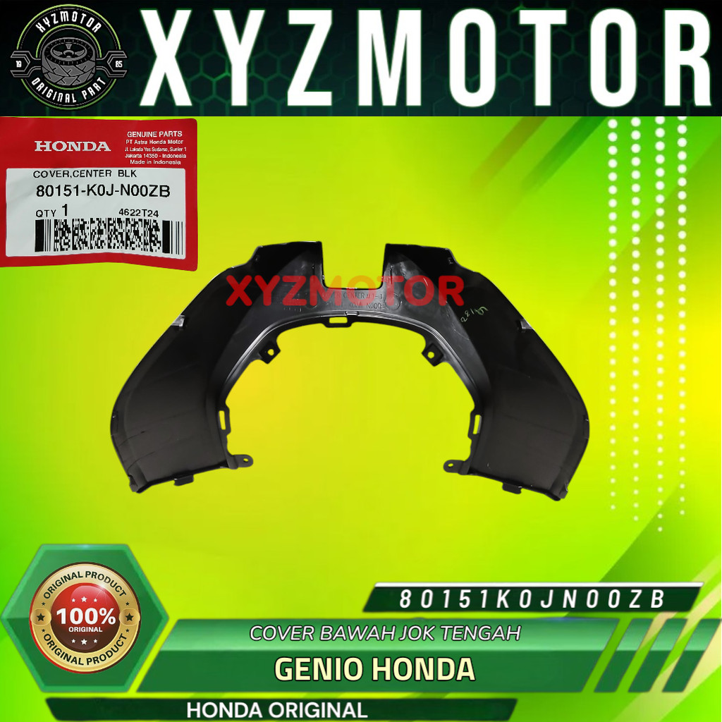 COVER BAWAH JOK TENGAH GENIO HONDA 80151-K0J-N00ZB ORIGINAL