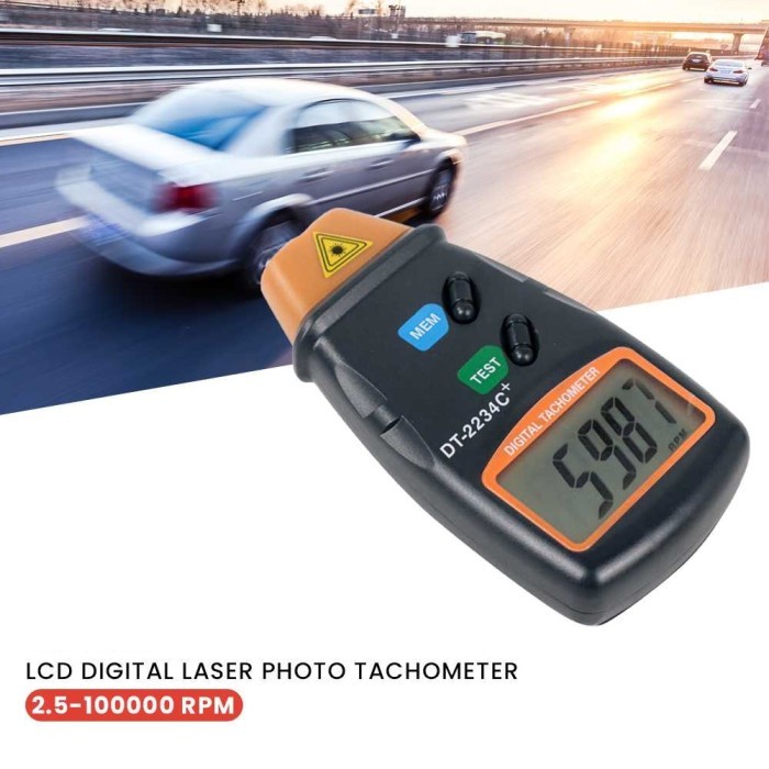 Alat Ukur Pengukur Kecepatan RPM Mesin Mobil