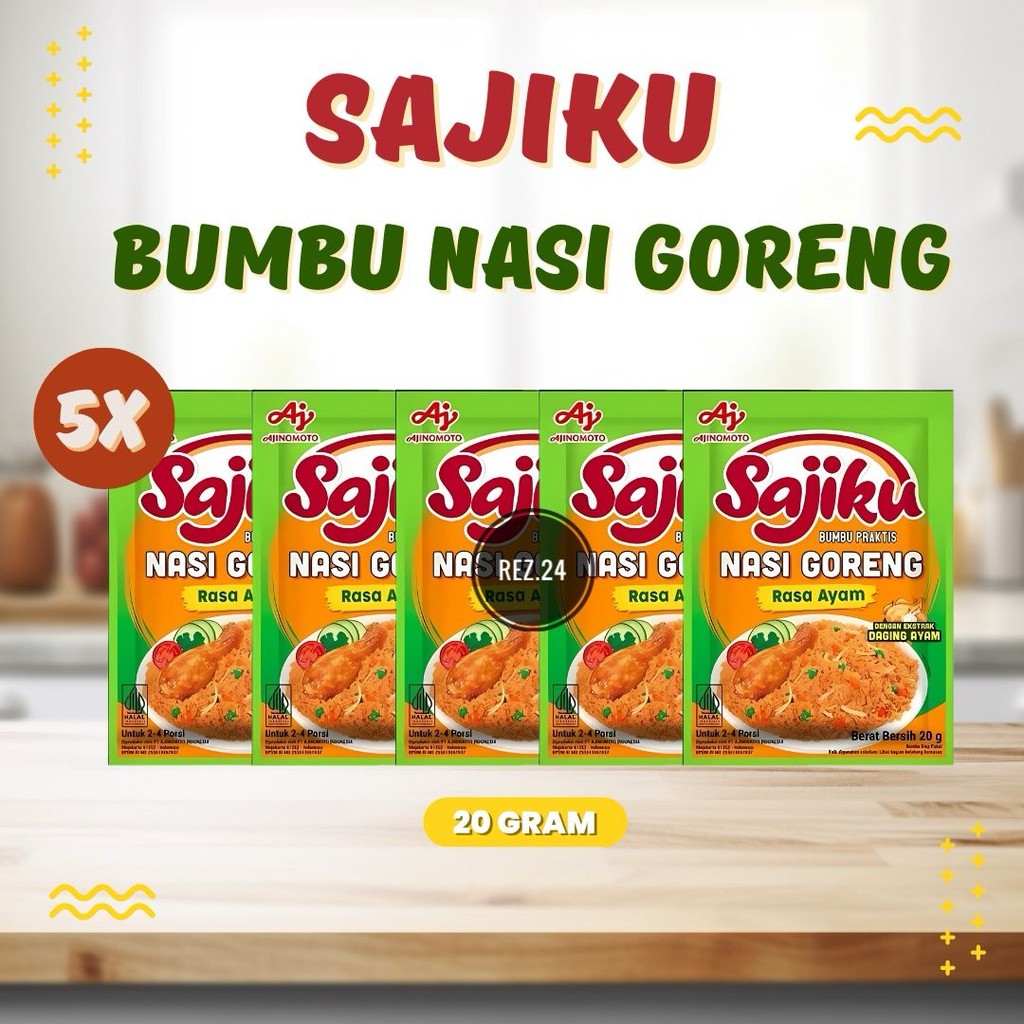 

5 sachet Bumbu Praktis SAJIKU