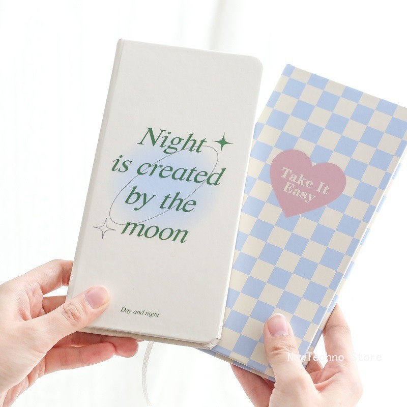 

80 Sheets Inner Page Diary Clipbook Notebook Hard Cover Diary Planner Agenda Office School Stationery 2024 New