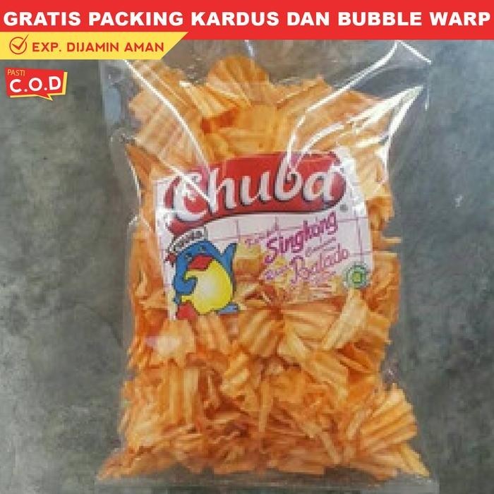 

keripik singkong chuba balado 500 gram snack makanan ringan cemilan camilan jajanan kiloan grosir murah - CHUBA BALADO