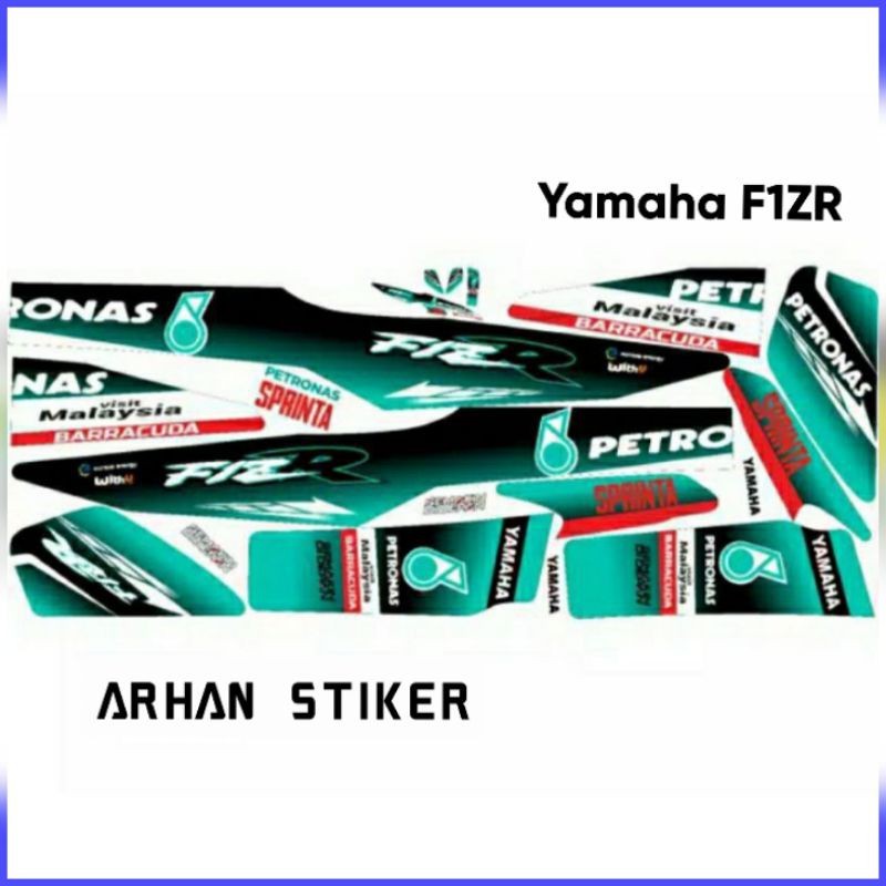 {HS} JUAL STIKER F1ZR MOTIF PETRONAS BUAT LIS COVER / LIS BODY STRIPING VARIASI MURAH