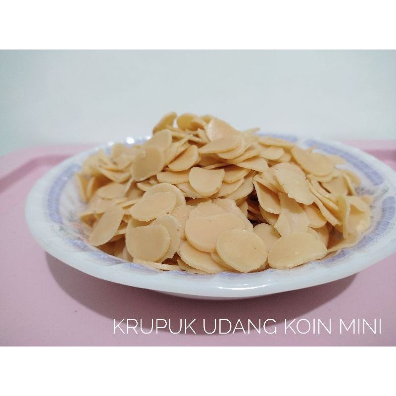 

GROSIRRR !! 1 KG KRUPUK UDANG KOIN MENTAH KHAS JAWA