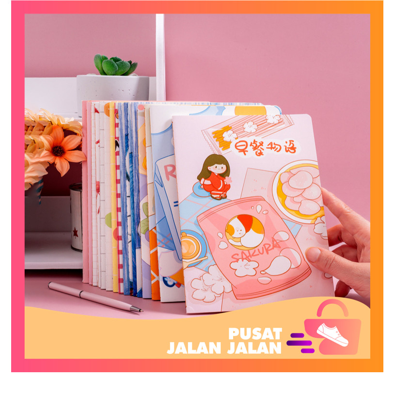 

Pusat Jalan Jalan - S6088 Buku Catatan Sekolah / Buku Tulis Kertas / Mini Notebook Design Imut / Buku Tulis Aesthetic / Notebook Karakter Lucu