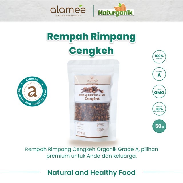 

ALAMEE Cengkeh Rempah Kering Organik Cloves Rimpang Organik Alami Spice 50gr Naturganik