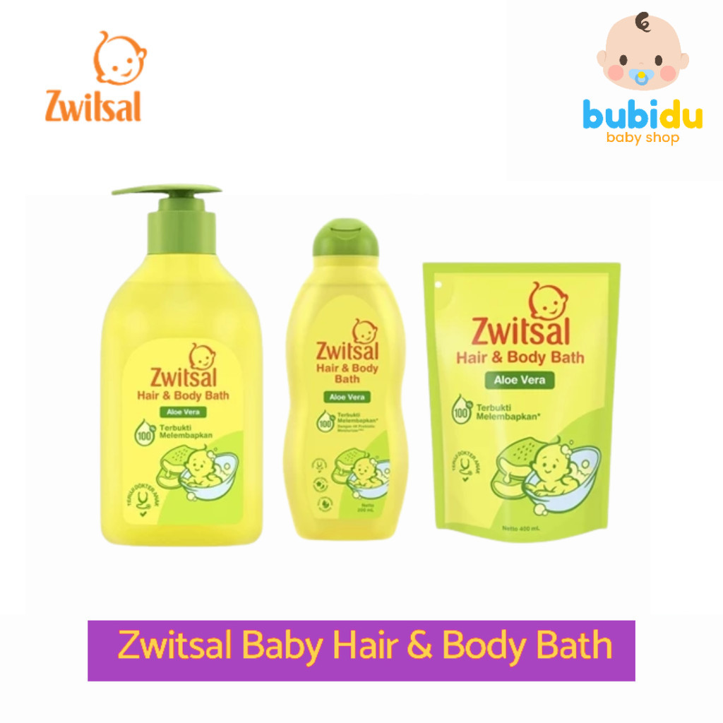 Zwitsal Baby Hair & Body Bath - Sabun Mandi Shampoo Bayi