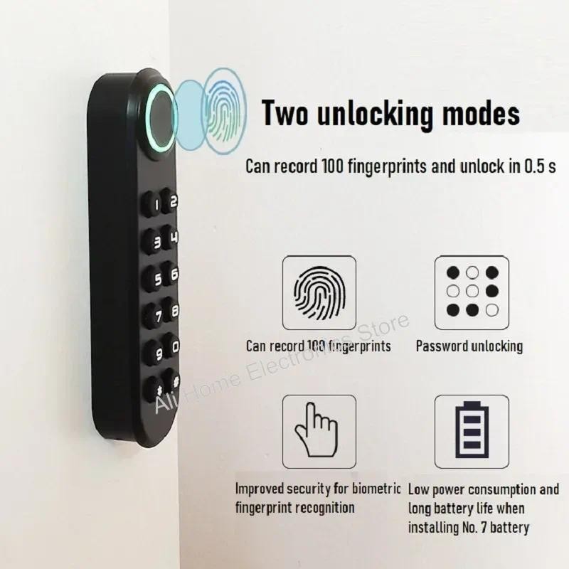 Fingerprint Password Lock Smart Fingerprint Drawer Lock Furniture Office Cabinet Locker Fingerprint 