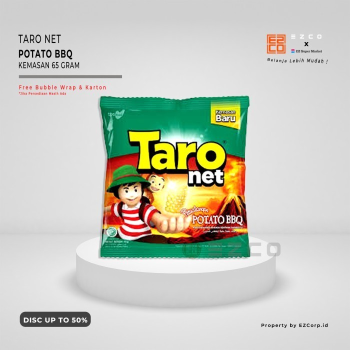 

TARO NET RASA POTATO BBQ KEMASAN 65 GRAM