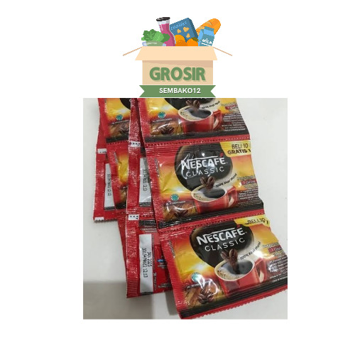 

Kopi Nescafe Classic Original Renceng isi 10 Sachet 2 gr TERMURAH