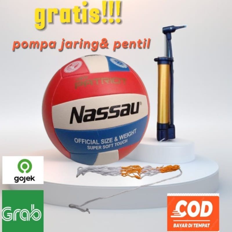 Bola Voli Nassau Premium Empuk