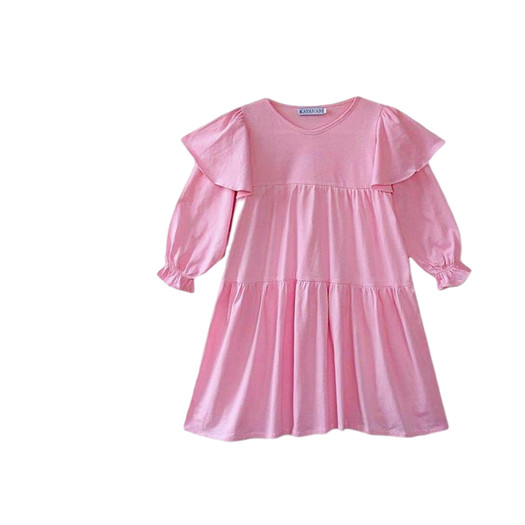 By Kayamani - Dress Anak - Batwings Shocking pink