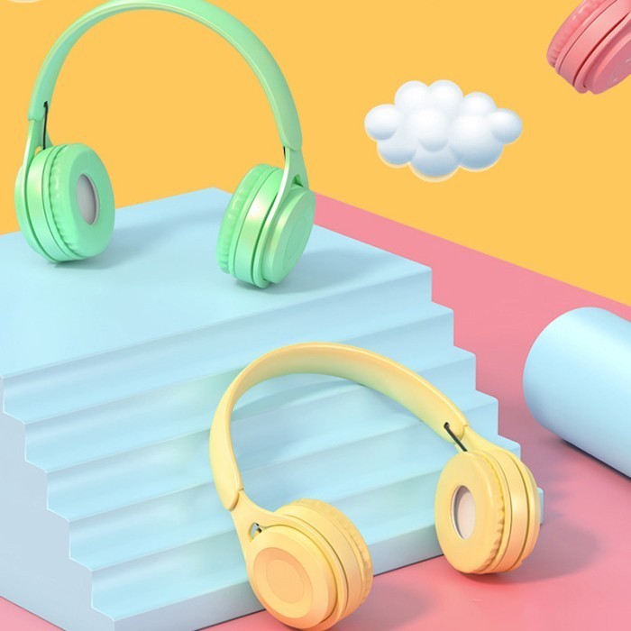 Headset Bluetooth Headphones Macaron Y08 Sporty 
