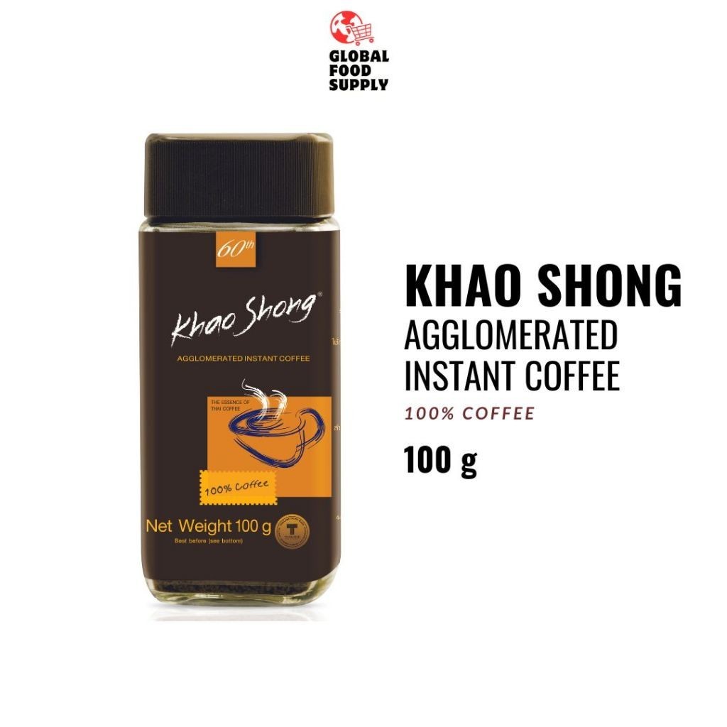 

Khao Shong Agglomerated Instant Coffee (Coffee 100%) 100 gr