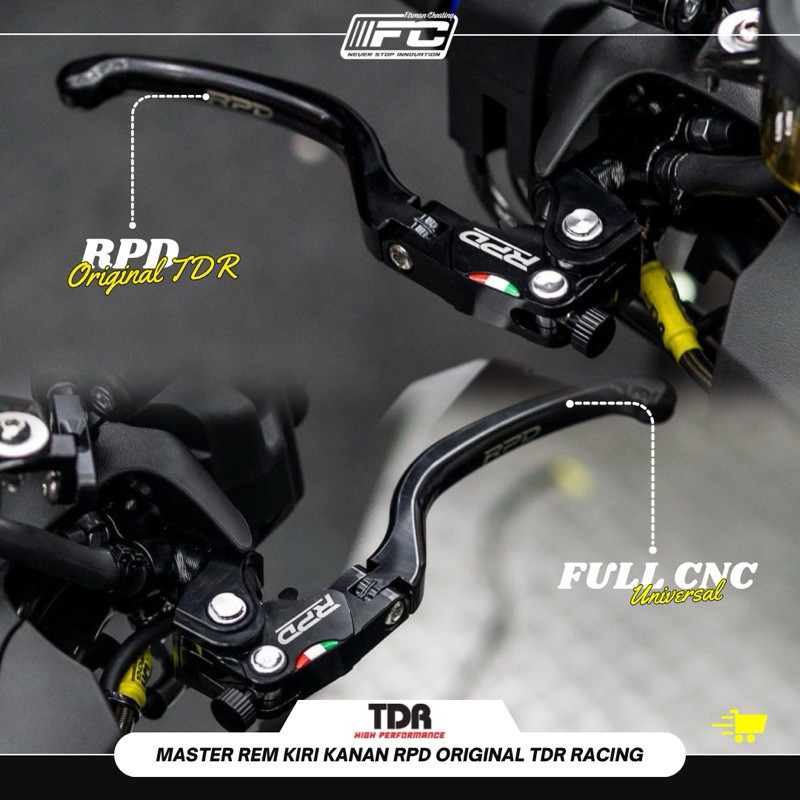 MASTER REM RPD KIRI KANAN SET SWITCH REM UNIVERSAL NMAX XMAX PCK VARIO DLL ORIGINAL RPD TDR RACING