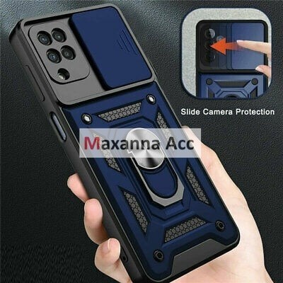 [MAXANNA] [ Vivo V21(4G) ] Hard Case Robot Case Transformer + Ring Armor Slide Camera