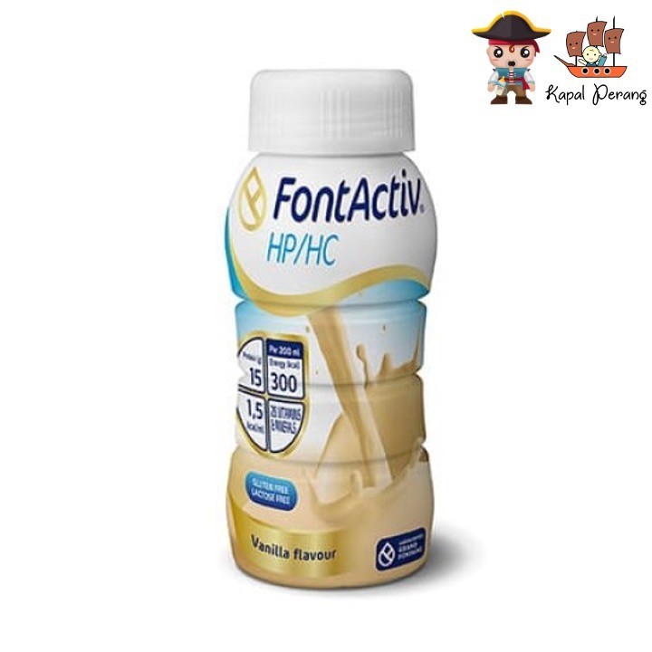 FontActiv Hp/Hc Rasa Vanila 200 mL - Susu Kebutuhan Khusus Malnutrisi