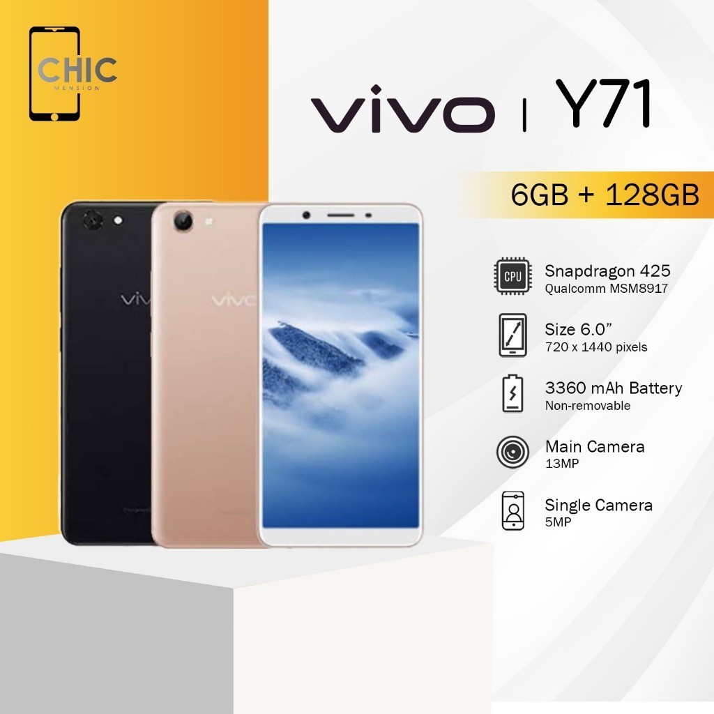 PROMO HP VIVO Y71 RAM 6/128GB 4G Smartphone Android GARANSI