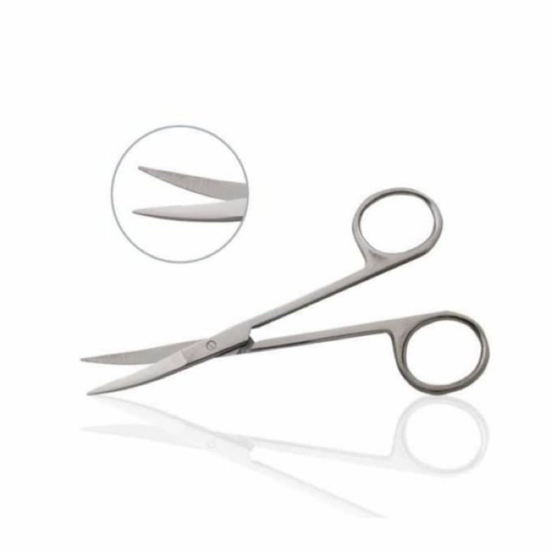

Gunting Tajam Tajam Bengkok 12cm 12 cm Gunting Mata Iris Scissor