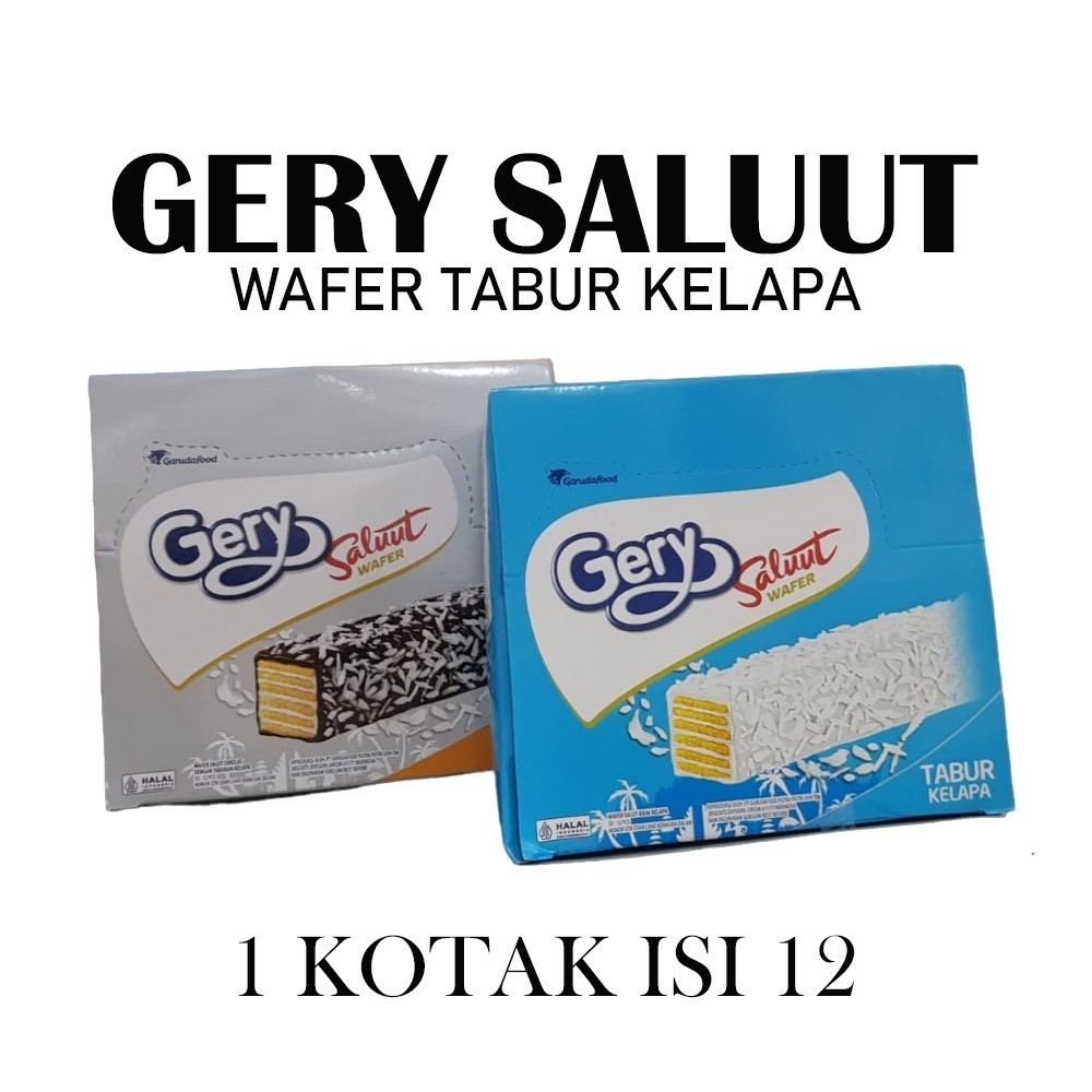 

GERY SALUUT WAFER TABUR KELAPA KOTAK ISI 12 By Toko DUNIA VARIASI SURABAYA