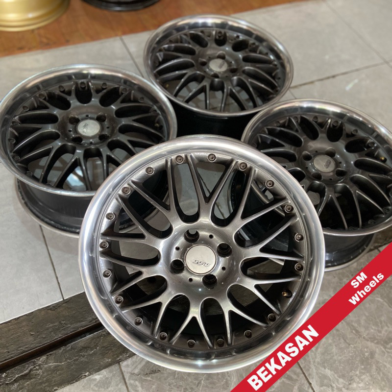 (4pc) Velg Bekas R17 BBS. Sumber Mulya Wheels. Velg mobil. toko velg Semarang. Velg ban Semarang