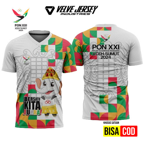 Velve Jersey Industries -  Jersey PON XXI 2024 | JERSEY PEKAN OLAHRAGA NASIONAL FULL PRINTING JERSEY