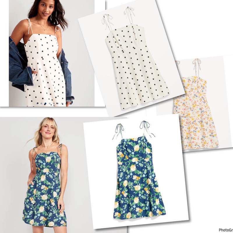 Old Navy Cami Tie Shoulder Mini dress