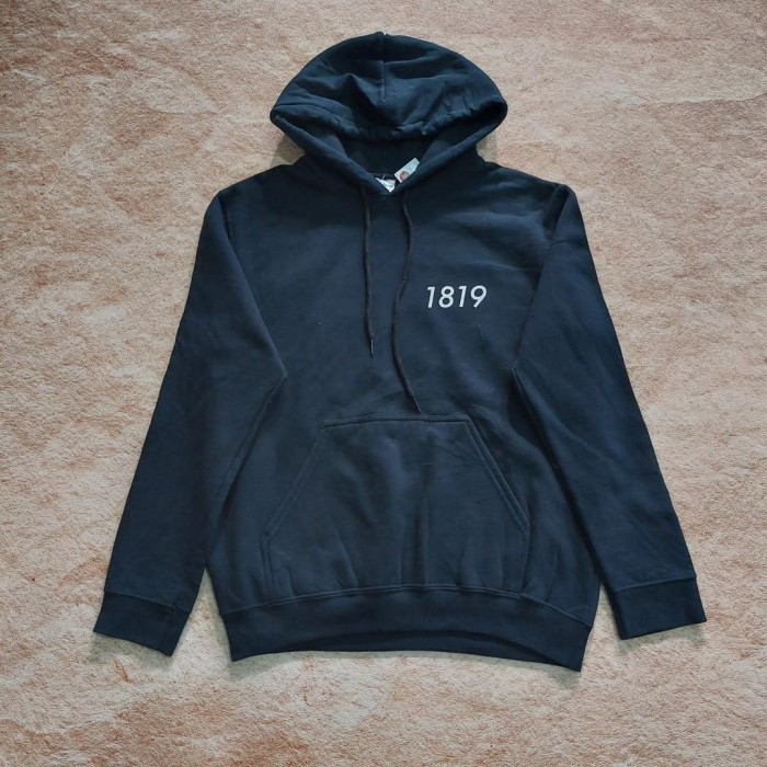pullover Hoodie GILDAN HEAVY BLEND 1819 hitam size M jemper murah sweater bagus