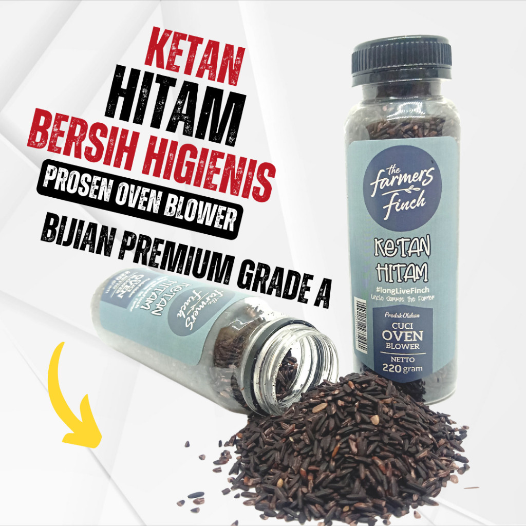 KETAN HITAM SUPER PAKAN BURUNG PERKUTUT