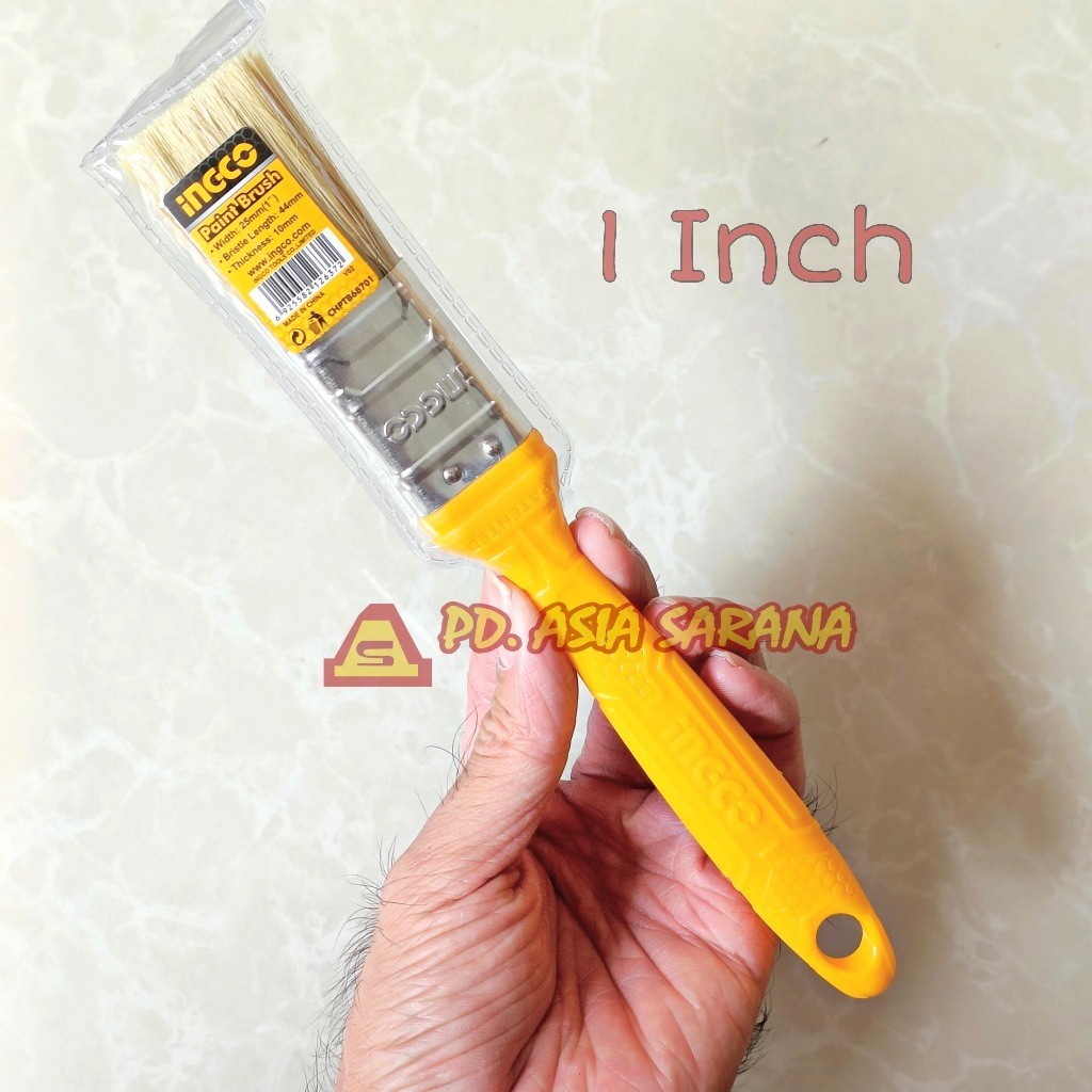 

Kuas Cat 1" Inch INGCO CHPTB78601 Tembok Besi Minyak Kayu Paint Brush