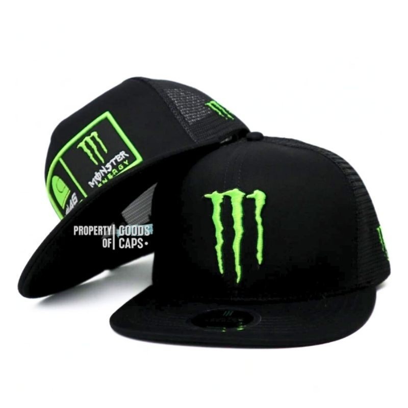 Topi Snapback Racing Monster Full Tag Premium Topi Baseball Racing