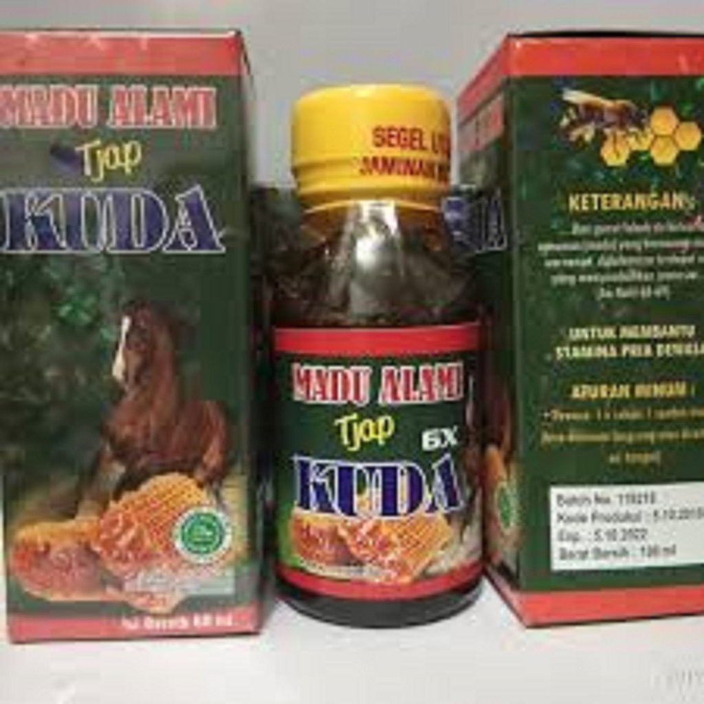 COD Madu Super Tonik cap Kuda 6X Obat Kuat Herbal Super Cap Kuda Tahan Lama Original Madu Alami