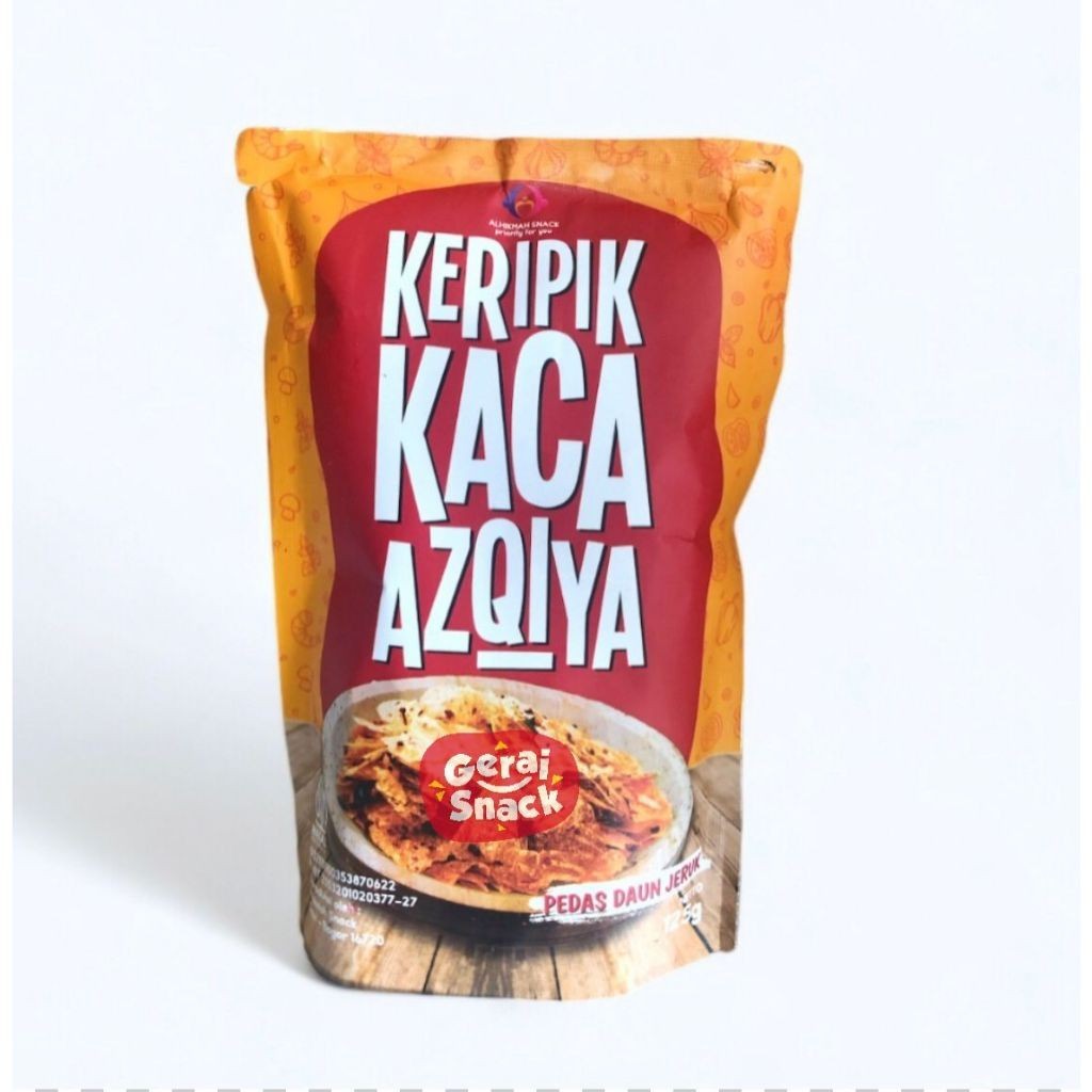 

Keripik Kaca Azqiya Pedas Daun Jeruk Renyah & Bumbu Tebal 125gr
