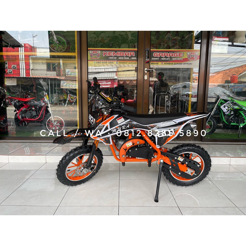 promo big salle Mini Trail Cross Mura 50cc Bensin Motor Mini 2T