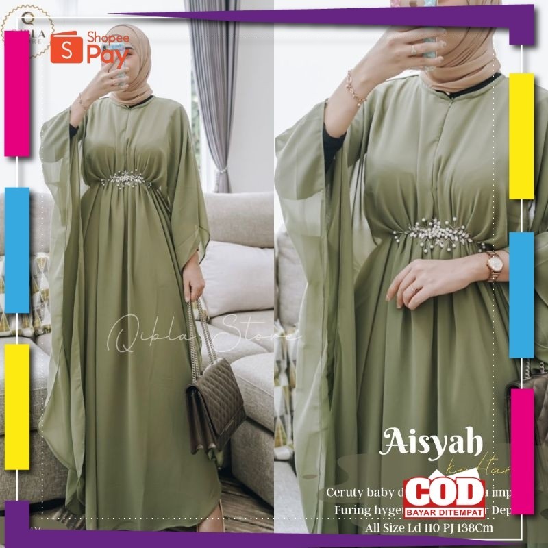 KAIN LEMBUT HALUS ADEM TEBAL / BISA COD | CHAYRA kaftan | kaftan lebaran 2023 mewah | kaftan lebaran