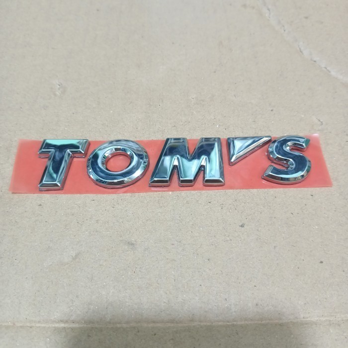 Emblem TOM'S Tulisan Emblem Etios Tom's Original