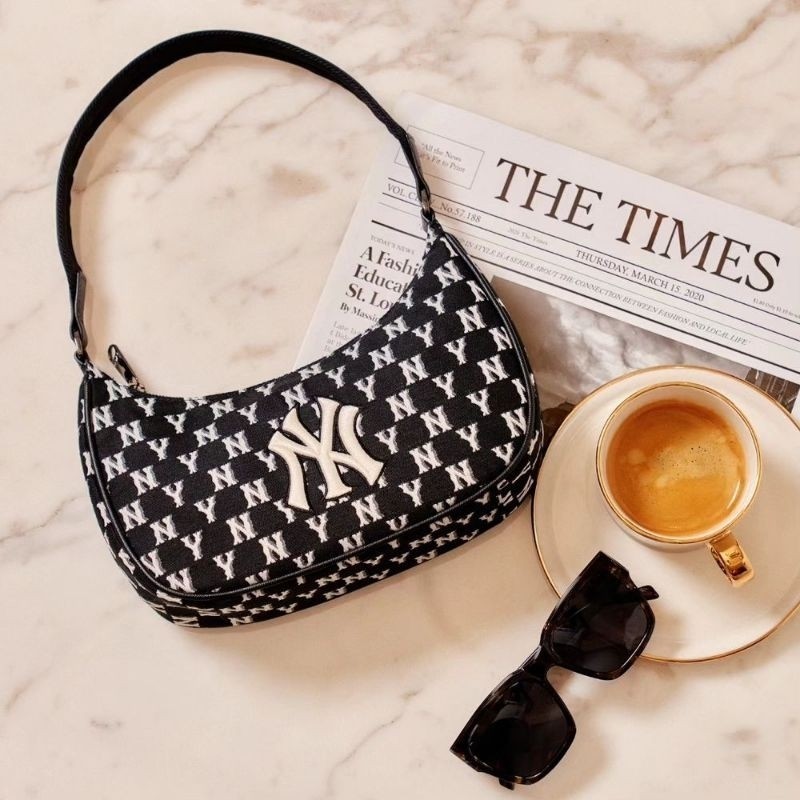 MIb Monogram Jacquard Hobo Bag NY