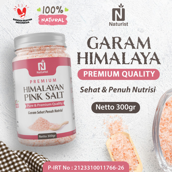 

Terlaris~[Limited Stock] NATURIST GARAM HIMALAYA | PINK SALT PREMIUM | HIMALAYAN SALT ORIGINAL