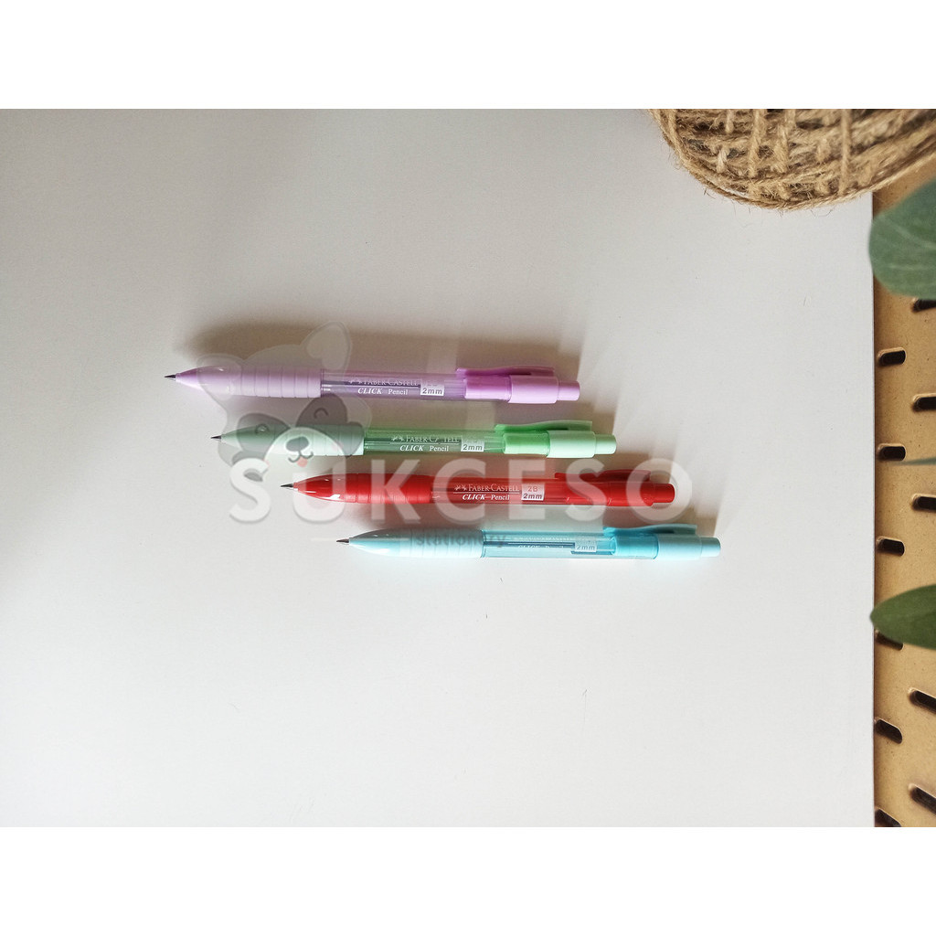 

Faber Pensil Mekanik Tebal 2B Mechanical Pencil Click 2.0 mm
