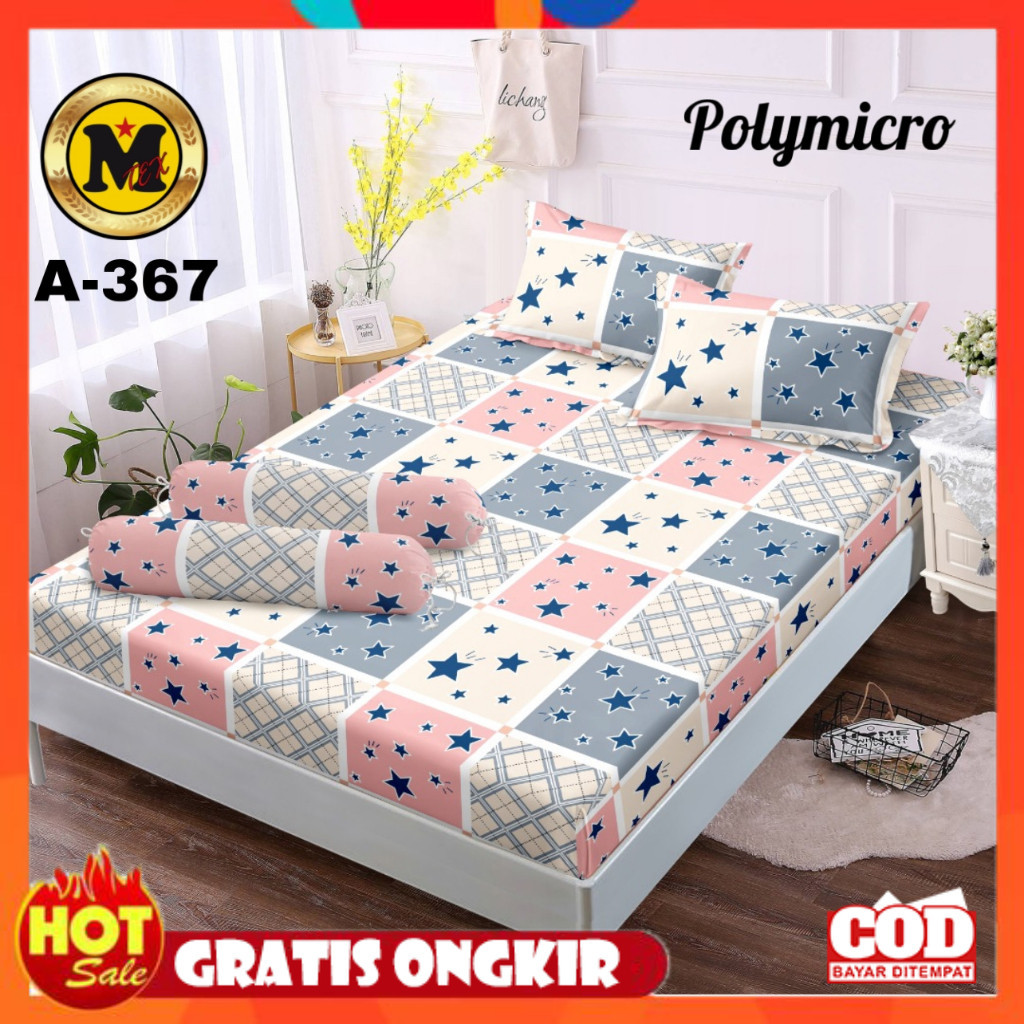 KAIN HALUS ADEM LEMBUT TEBAL / Promo Sprei Set Murah ( DISKON LIVE 50% ) Seprei Motif Abstrak Lv Vir
